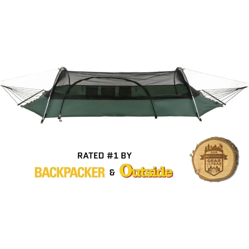 Portable Nylon Camping Hammock Tent - 275 lbs Capacity for Backpacking & Hiking - Image 3