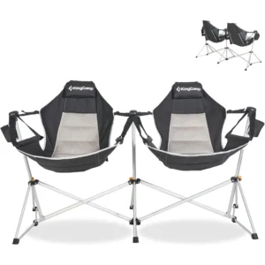 Double Portable Folding Hammock Chair - 580 lbs Capacity for Outdoor Relaxation