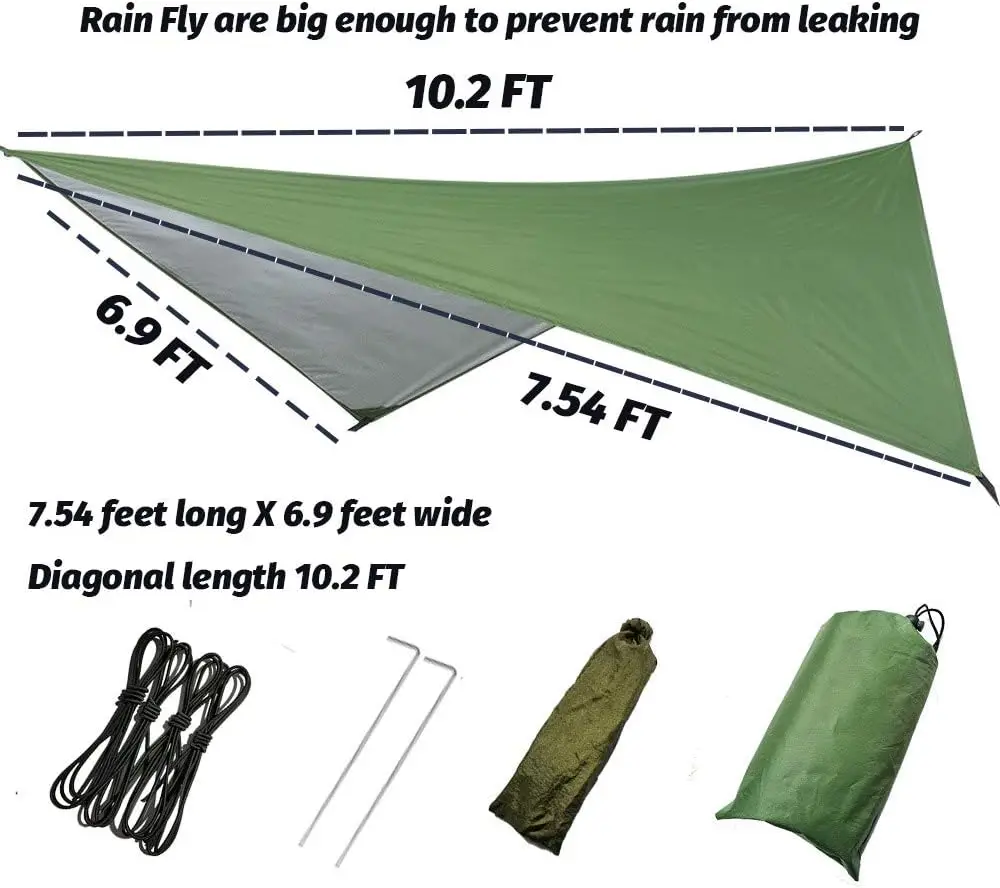 Complete camping hammock systems with varying weights and components