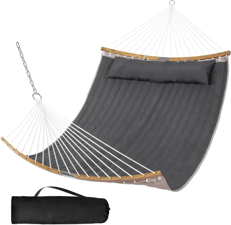 Double Tree Hammock with Hanging Kit - 600 lbs Capacity for Backyard & Patio - Image 10