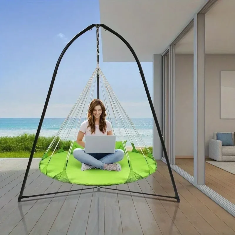 Tripod Hanging Chair Stand - 330 lbs Capacity for Indoor & Outdoor Use - Image 2