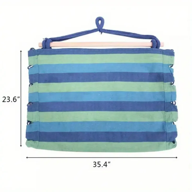 Portable Rope Hammock Chair with Hanging Kit - 300 lbs Capacity for Patio & Outdoor - Image 5