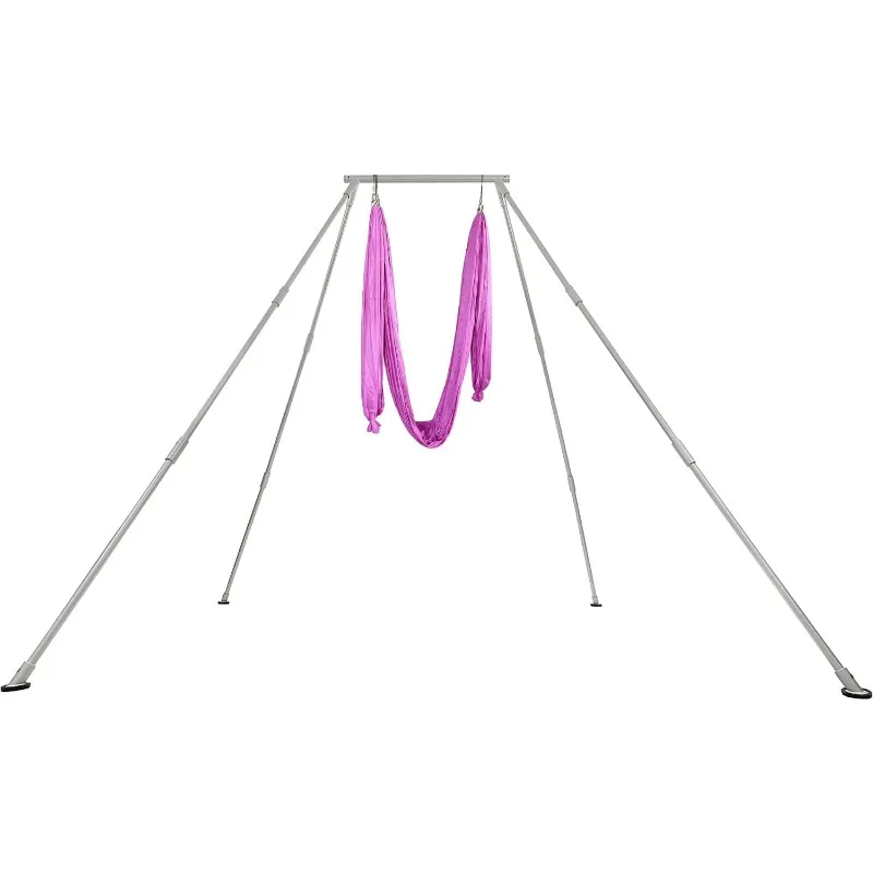 Portable yoga swing stand for versatile indoor and outdoor installation