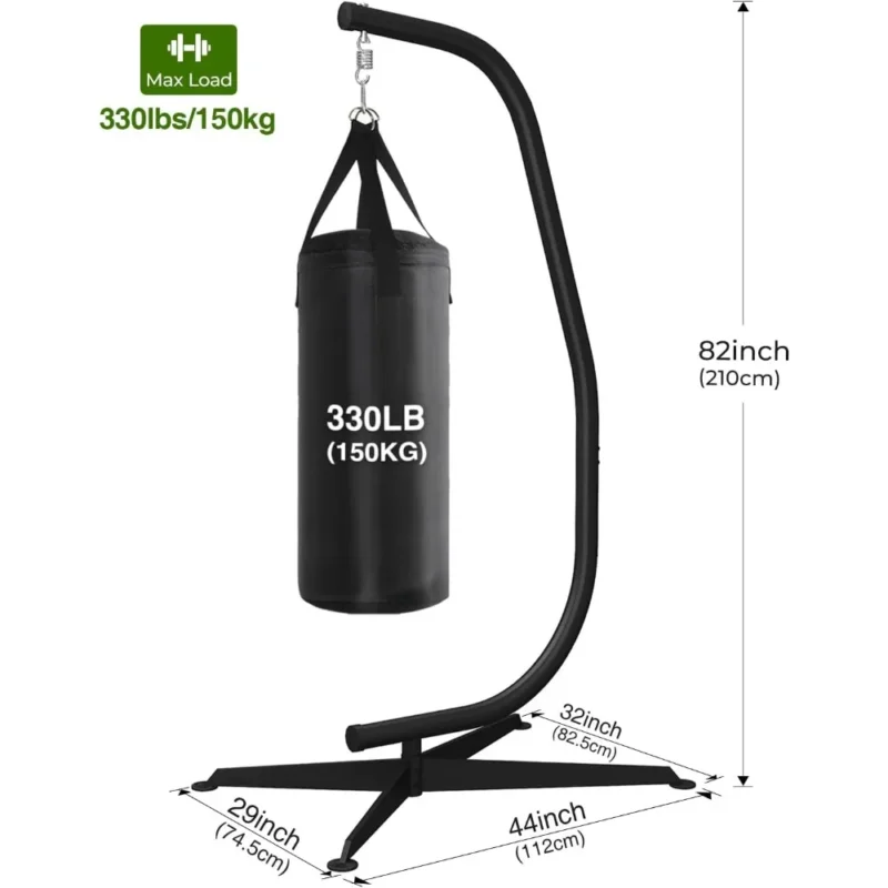 C-Stand Hammock Swing Stand with Spring Hook - 330 lbs Capacity for Indoor & Outdoor Use - Image 5