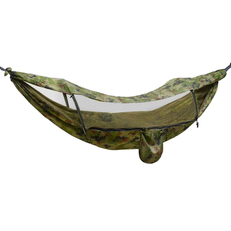 Portable Camping Hammock with Mosquito Net and Sun Shade - 400 lbs Capacity for Hiking & Adventures - Image 3