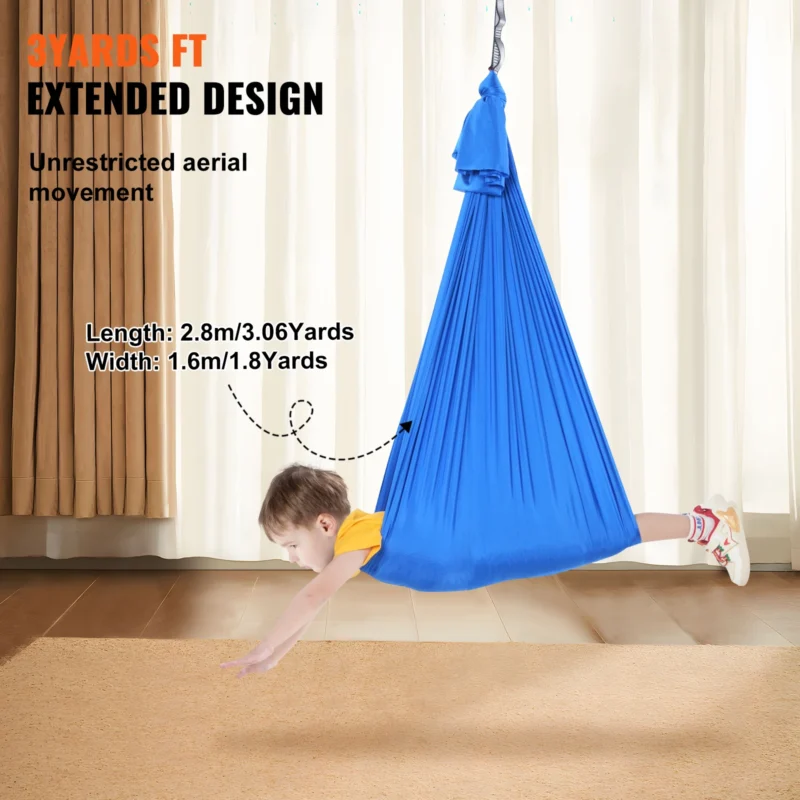 Sensory Cuddle Hammock Swing with 550 lbs Capacity for Indoor & Outdoor Therapy - Image 4