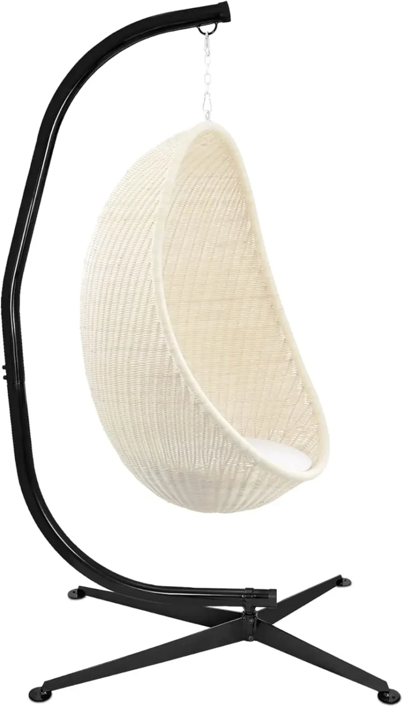Heavy Duty Metal Hammock Chair C-Stand - 330 lbs Capacity for Indoor & Outdoor Use - Image 7