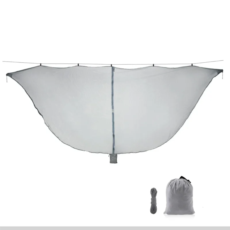 Portable Camping Hammock Mosquito Net - Lightweight Bug Protection for Outdoor Travel - Image 9