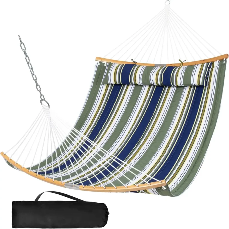Double Tree Hammock with Hanging Kit - 600 lbs Capacity for Backyard & Patio - Image 11