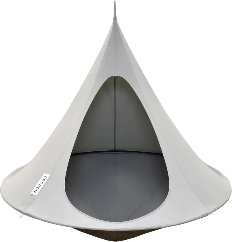 Double Hanging Pod Chair with Polyester Canvas - 440 lbs Capacity for Indoor & Outdoor - Image 16