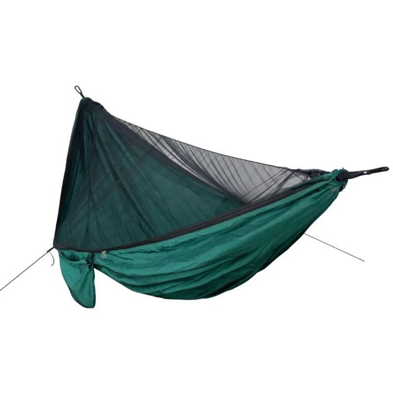 Portable Single Camping Hammock with Mosquito Net - Quick Setup for Outdoor Adventures - Image 2