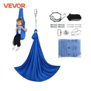 Sensory Cuddle Hammock Swing with 550 lbs Capacity for Indoor & Outdoor Therapy