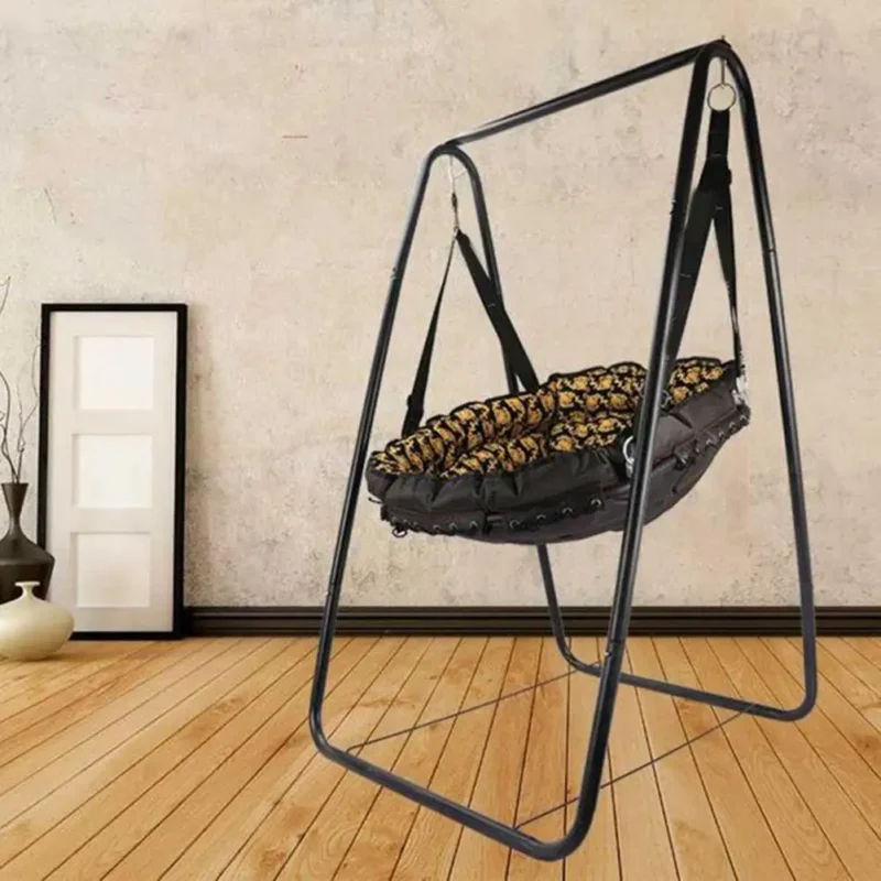 A-Frame Metal Hammock Chair Stand - 330 lbs Capacity for Indoor & Outdoor Use - Image 2