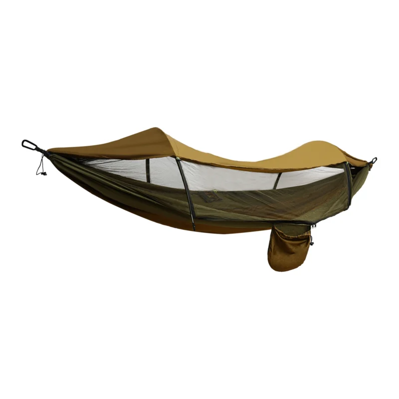 Portable Camping Hammock with Mosquito Net and Sun Shade - 400 lbs Capacity for Hiking & Adventures - Image 5