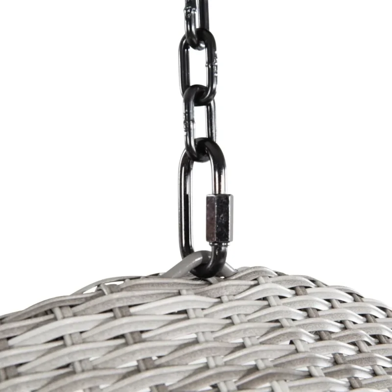 Outdoor Hanging Egg Chair with Cushions - 350 lbs Capacity for Patio & Garden - Image 6
