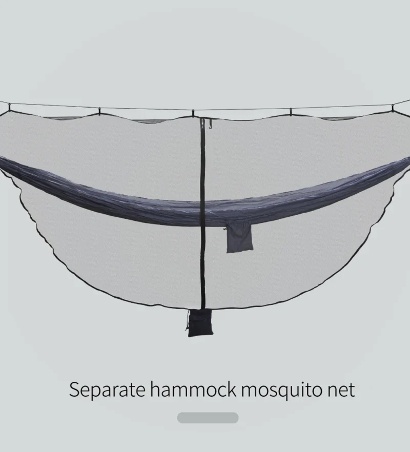Portable Camping Hammock Mosquito Net - Lightweight Bug Protection for Outdoor Travel - Image 3