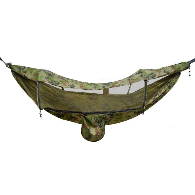 Portable Camping Hammock with Mosquito Net and Sun Shade - 400 lbs Capacity for Hiking & Adventures - Image 2
