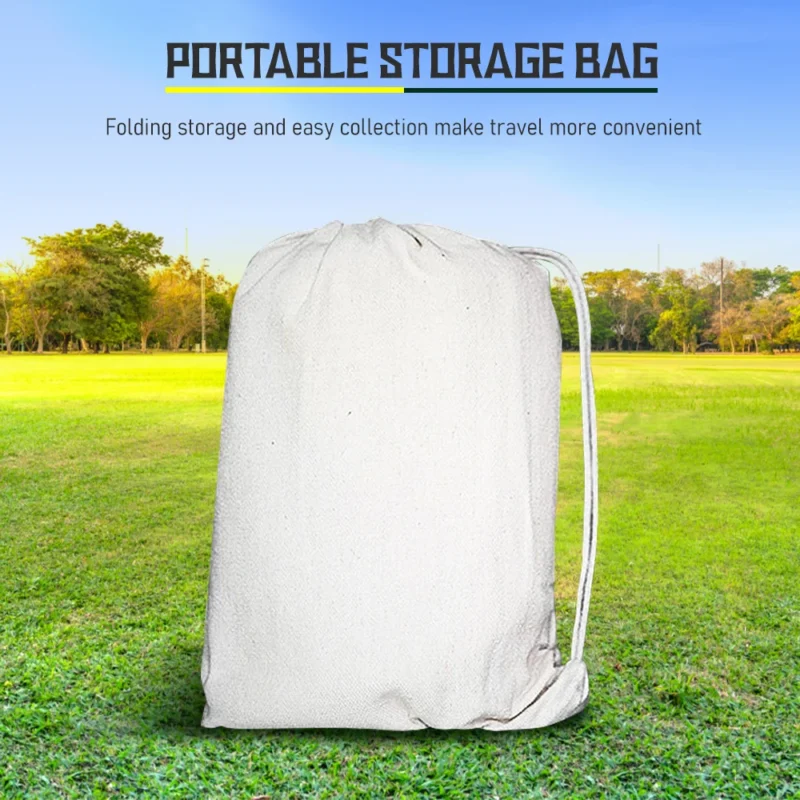 Double Canvas Camping Hammock - 450 lbs Capacity for Travel and Outdoor Lounging - Image 4