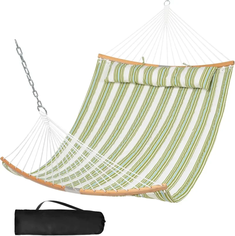 Double Tree Hammock with Hanging Kit - 600 lbs Capacity for Backyard & Patio - Image 13