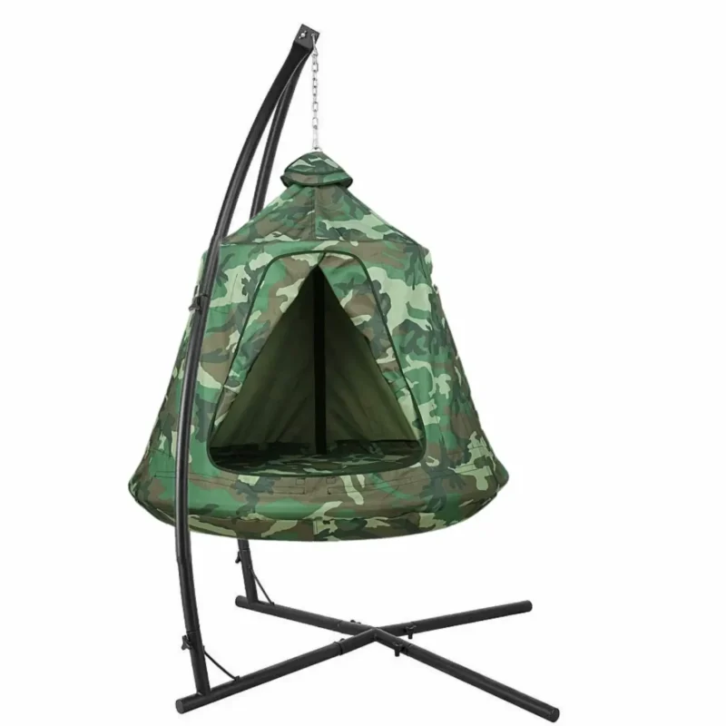 Children's Hanging Hammock Chair with X-Stand - For Indoor & Outdoor Play - Image 11