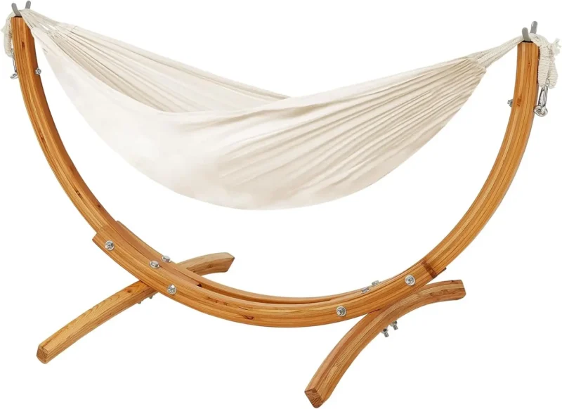 Solid Wood Kids Hammock Chair with Stand - 220 lbs Capacity for Indoor & Outdoor Use - Image 7