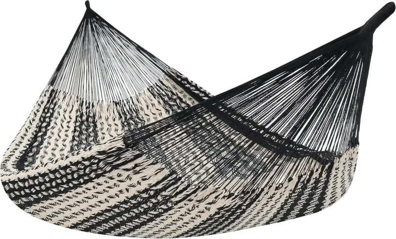 XXL Handwoven Thick Cord Mayan Double Hammock - 625 lbs Capacity for Outdoor Relaxation