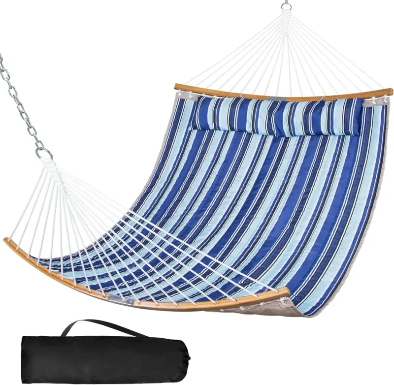 Double Tree Hammock with Hanging Kit - 600 lbs Capacity for Backyard & Patio - Image 9