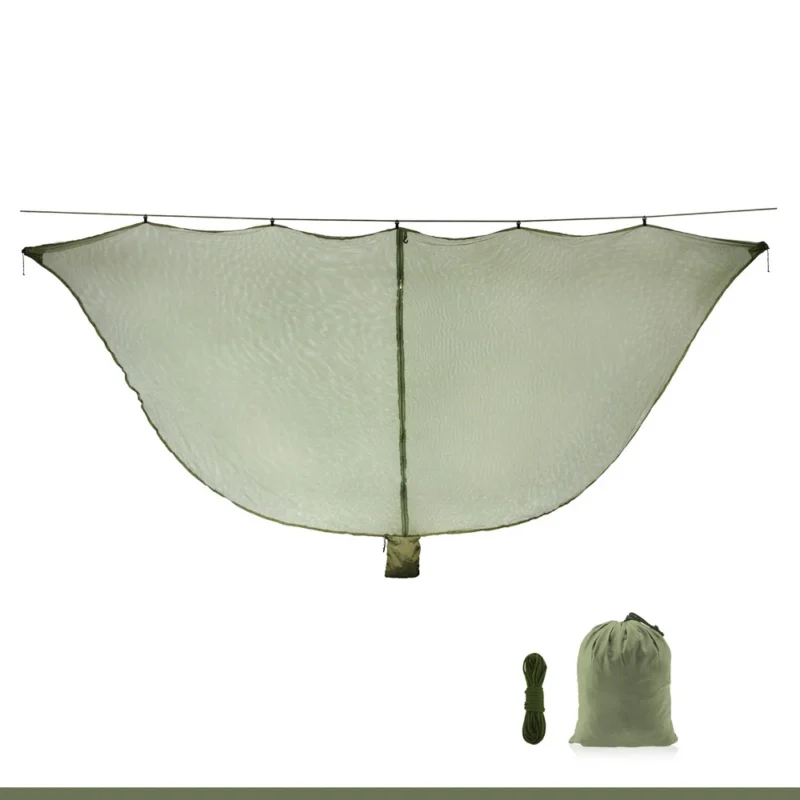 Portable Camping Hammock Mosquito Net - Lightweight Bug Protection for Outdoor Travel - Image 7