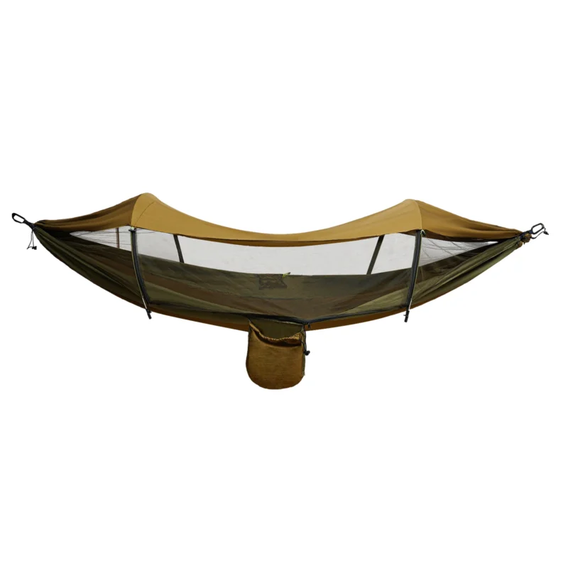 Portable Camping Hammock with Mosquito Net and Sun Shade - 400 lbs Capacity for Hiking & Adventures - Image 4