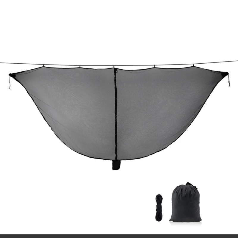 Portable Camping Hammock Mosquito Net - Lightweight Bug Protection for Outdoor Travel - Image 8